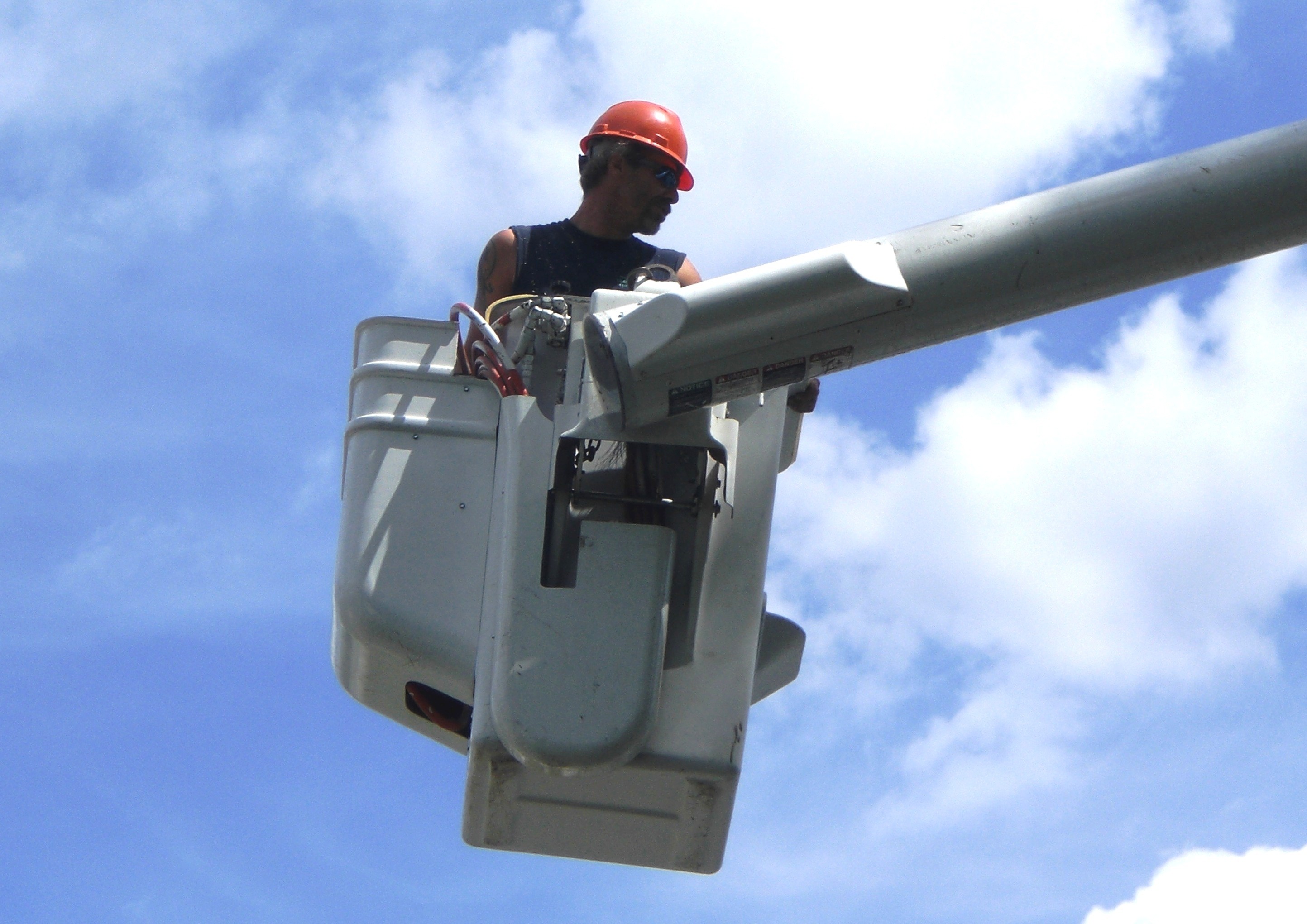 Man On The Iron Lift